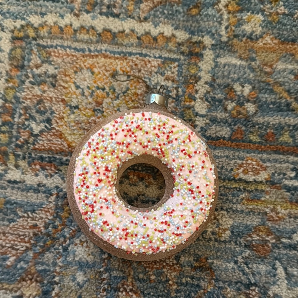 Sprinkle Donut Ornament